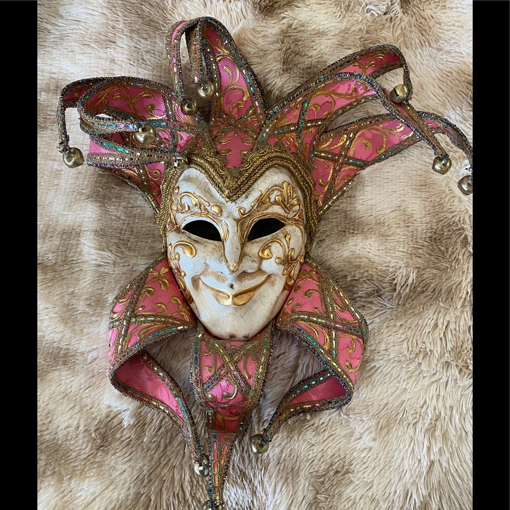 Mardi Gras mask. The jester